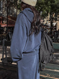 [LAN ARCHIVE] Pigment Patch Logo Crop Hoodie