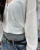 Deser Net Hood Zip-up