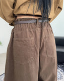 Hessia Fold Balloon Cotton Pants