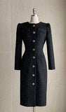 Duel Glitter Pocket Tweed One Piece