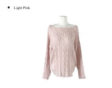 Ez Alpaca Boat Neck Cable Knit