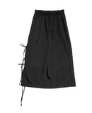 Chika strap nylon long skirt