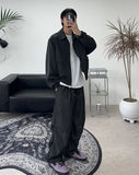 Kyren Balloon Pintuck Denim Pants