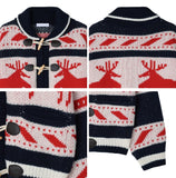 Bedin Nordic Toggle Knit Cardigan