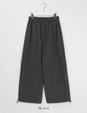 [unisex] Mekito Curved Nylon Balloon Pants