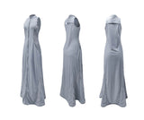 Hoodie Bolero Maxi 2-Piece Dress
