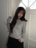 Amp Boatneck Peach Long Sleeve T-Shirt