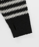 [unisex] Endel Stripe Net Hood Zip-up