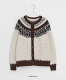 Metker Nordic Wool Knit Cardigan