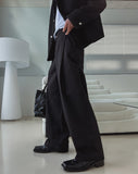 Rings Belted Wide Slacks