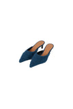 fur stileto mule
