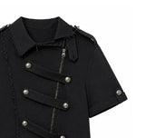 [PLAN MADE] Blake Cutoff Napoleon Jacket