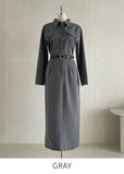 Eberu Shirt Long One Piece (Belt set)