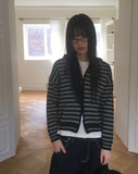 [MADE] Anton Stripe Pocket Two-Way Knit Zip-Up