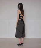Asymmetrical Bermuda Shorts