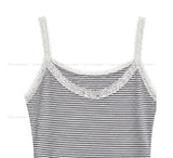 Lulu Striped Lace Sleeveless