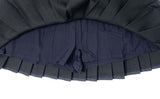 Chete Knot Check Pleats Mini Skirt