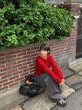 [Unisex] Cordinden Pigment Cargo Wide Pants