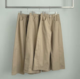 Wide Banding 4-Season Side Cut Cotton Pants