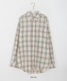 [unisex] Sayo Check Over Shirt