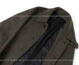 maxi Balmacaan coat
