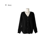 Labong V-neck Button Long Knit Cardigan