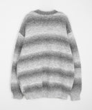 [unisex] Hawkin hairy gradient wool knit