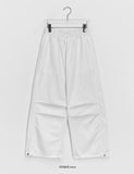 Benkyu Snap Parachute Banding Wide Pants