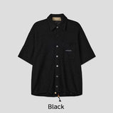 Marilyn Mesh Knit Short Sleeve Shirt