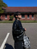 Muir minimal pocket leather jacket