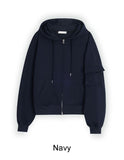 Perus Pocket Crop Hood Zip-Up