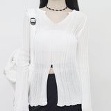 Elpini  V See-Through Knitwear