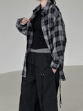 Gingham Overfit Check Shirt