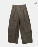 Behin Cargo Curve Balloon Wide Long Pants