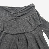 Roteo Unbalance Shirring Brushed Skirt