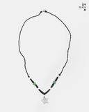 Batz Vintage Star Beads Gem Necklace