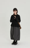 [BAONHAUS] Remuse Cotton Round Frill Long Sleeve Tee