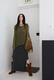 hippie suede tassel bag