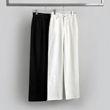 Summer Cooling Linen Cotton Wide Back Banding Pants