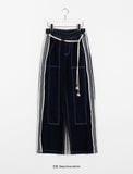 Dilfree Sideline Rope Banding Denim Pants