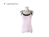 Heart Color Matching Halter Layered Sleeveless Set