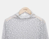 Nayu Flower Lace Polar Long Sleeve T-Shirt