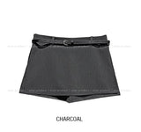 Teti Slit Layered Skirt-Pants