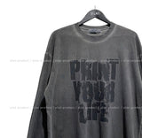 Leff printed oversized fit long sleeves