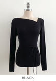 Luna Diagonal Unbalance Rib Knit (Strap Set)