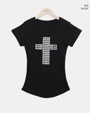 Kuon Metallic Short Sleeve T-shirt