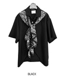 Bandana scarf half shirt
