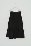 (W) Chard Shirring Long Skirt