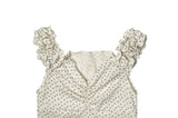 Hope Flower Shirring Layered Sleeveless