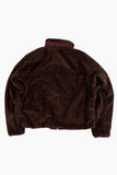 Retro deep pile fleece jacket